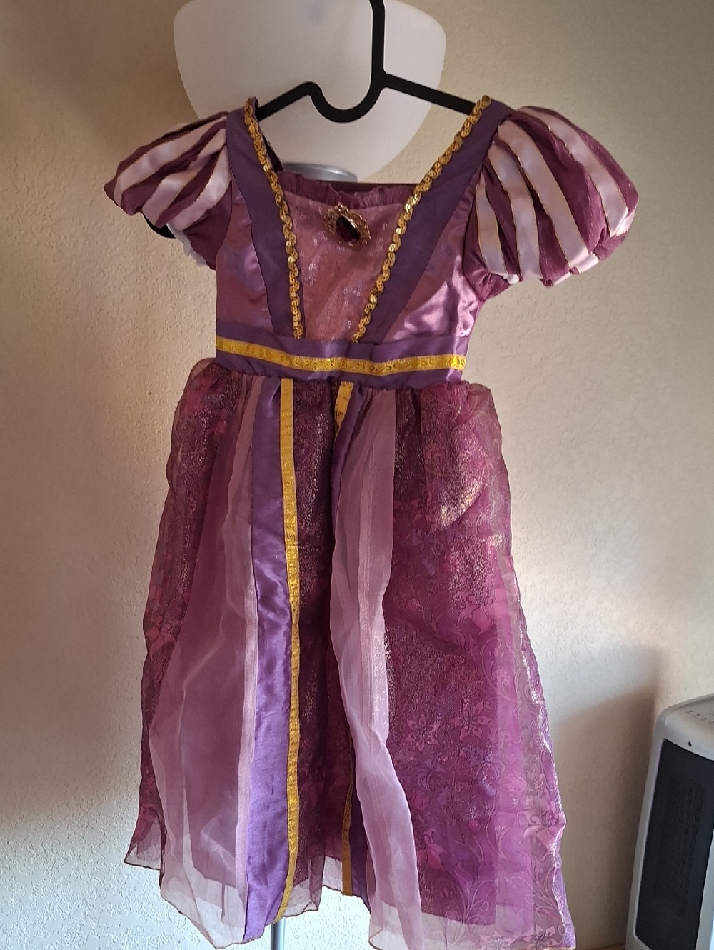 Disney Purple and Gold Girls' Princess Costume Dress